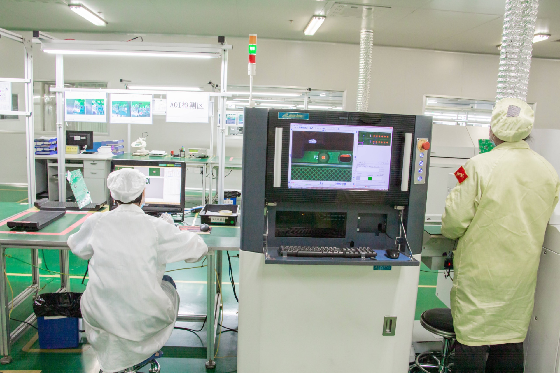 SMT贴片无尘车间实拍图片(3) 